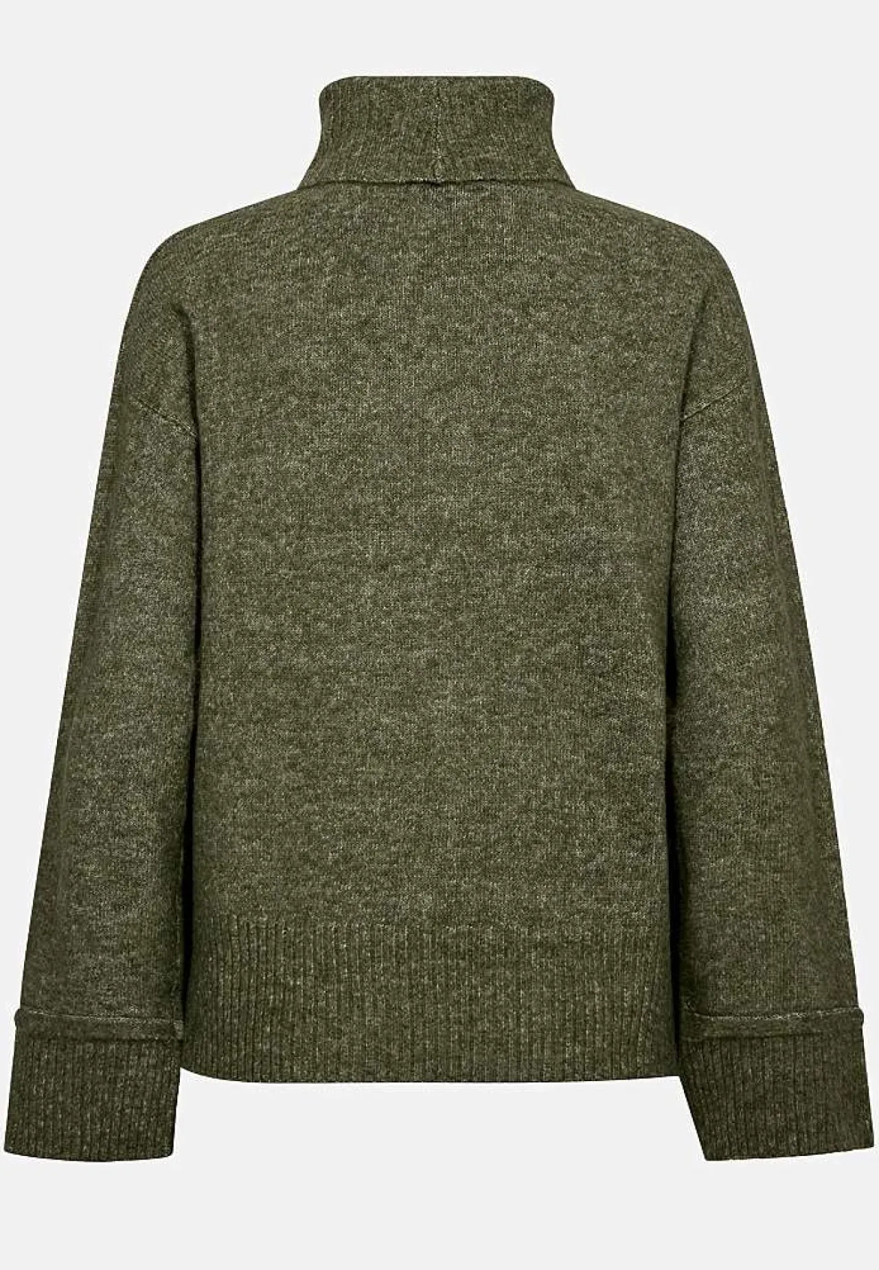 Stickad tröja med krage Tröjor & Cardigans|Stickat