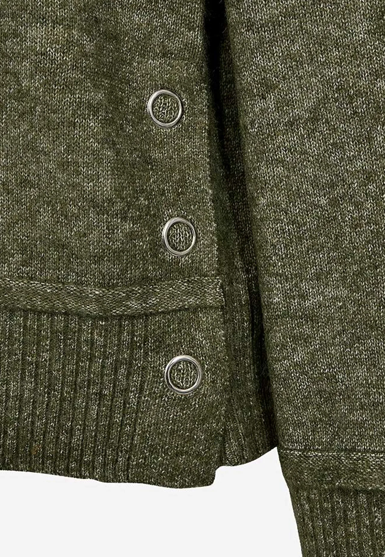Stickad tröja med krage Tröjor & Cardigans|Stickat