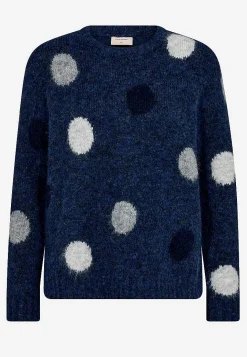 Online Stickad tröja med prickar Tröjor & Cardigans|Stickat