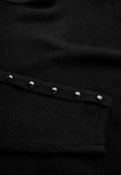 Discount Stickad tunika med slits Stickat|Tunikor