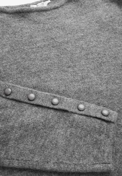 Clearance Stickad tunika med slits Stickat|Tunikor