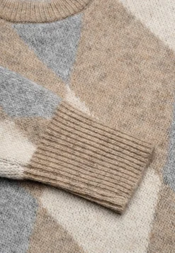 Online Stickad tunika med slitsar Tröjor & Cardigans|Stickat