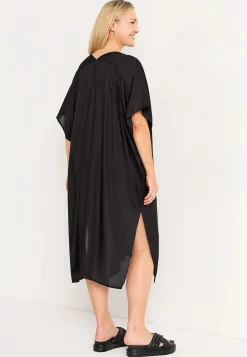 Discount Strandkaftan med knappar Klänningar & Kjolar|Badkläder