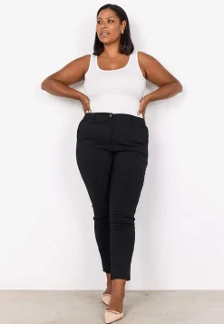 Sale Stretchig byxa i bengalin Byxor|Plus Size