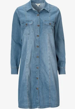 Clearance Stretchig jeansklänning Klänningar & Kjolar|Jeansplagg