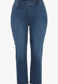 Hot Stretchiga jeans med hög resårmidja Byxor|Jeans