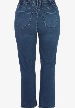 Hot Stretchiga jeans med hög resårmidja Byxor|Jeans