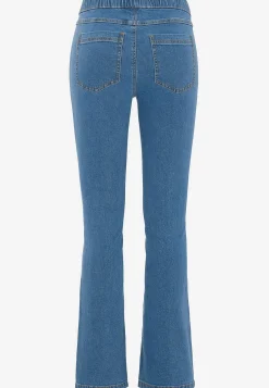 Online Stretchiga jeggings med bootcut Byxor|Jeans