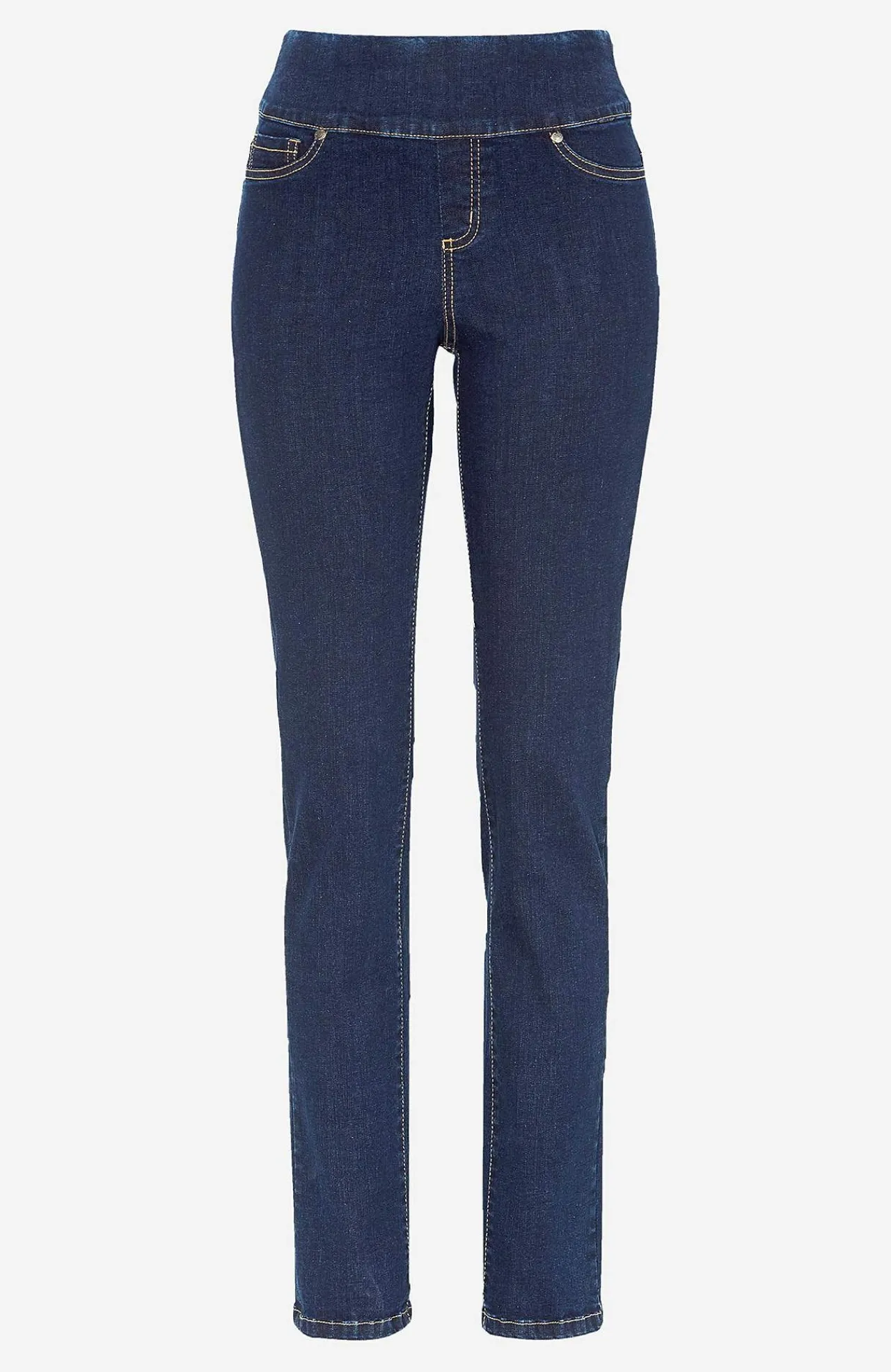 Stretchiga jeggings med hög resårmidja Elin Byxor|Jeans