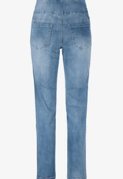Outlet Stretchiga jeggings med hög resårmidja Elin Byxor|Jeans