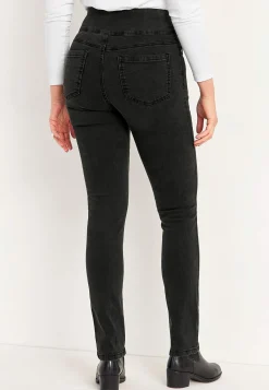 New Stretchiga jeggings med hög resårmidja Elin Byxor|Jeans