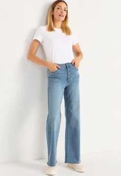 Online Stretchjeans med hög midja Byxor|Jeans