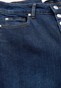 New Stretchjeans med hög midja Byxor|Jeans