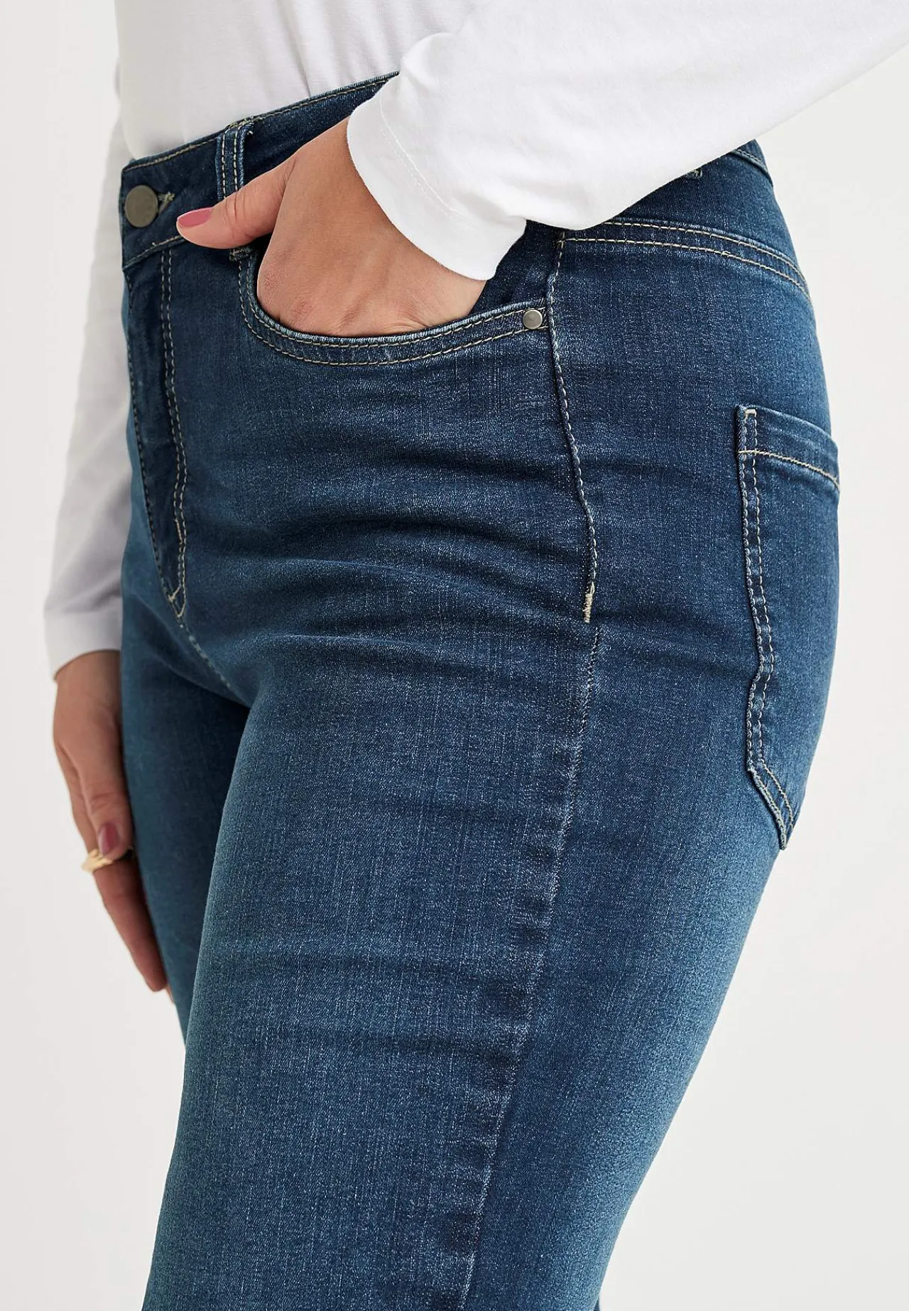 Sale Stretchjeans med rakt ben - tre längder Linnea Jeans|Jeansplagg