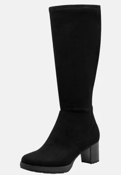 Clearance Stretchstövel med klack Stövlar|Bred Läst