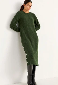 Supermjuk klänning med knappar Beata Klänningar & Kjolar|Plus Size