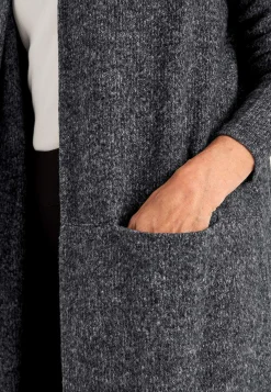 Hot Supermjuk, lång cardigan med fickor Beata Tröjor & Cardigans|Stickat