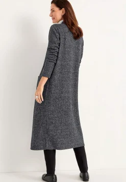 Hot Supermjuk, lång cardigan med fickor Beata Tröjor & Cardigans|Stickat