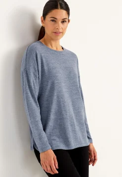 Clearance Supermjuk, långärmad trikåtopp Toppar & T-Shirts|Plus Size
