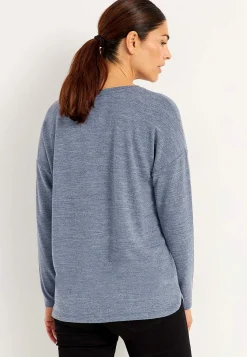Clearance Supermjuk, långärmad trikåtopp Toppar & T-Shirts|Plus Size