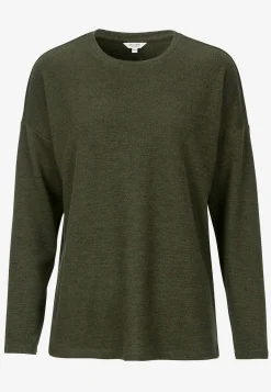 Best Supermjuk, långärmad trikåtopp Toppar & T-Shirts|Plus Size