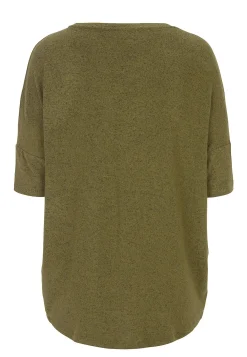 Clearance Supermjuk, melerad trikåtopp Toppar & T-Shirts