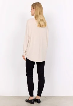 Outlet Supermjuk, melerad trikåtopp Tröjor & Cardigans|Toppar & T-Shirts