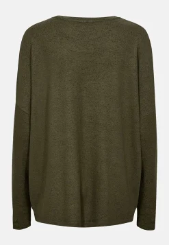 Outlet Supermjuk, melerad trikåtopp Tröjor & Cardigans|Toppar & T-Shirts