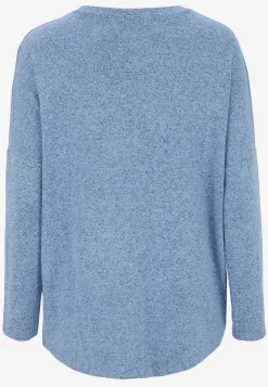 Outlet Supermjuk, melerad trikåtopp Tröjor & Cardigans|Toppar & T-Shirts