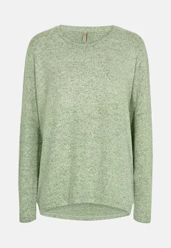 Outlet Supermjuk, melerad trikåtopp Tröjor & Cardigans|Toppar & T-Shirts