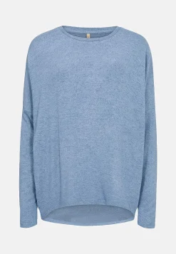 Outlet Supermjuk, melerad trikåtopp Tröjor & Cardigans|Toppar & T-Shirts