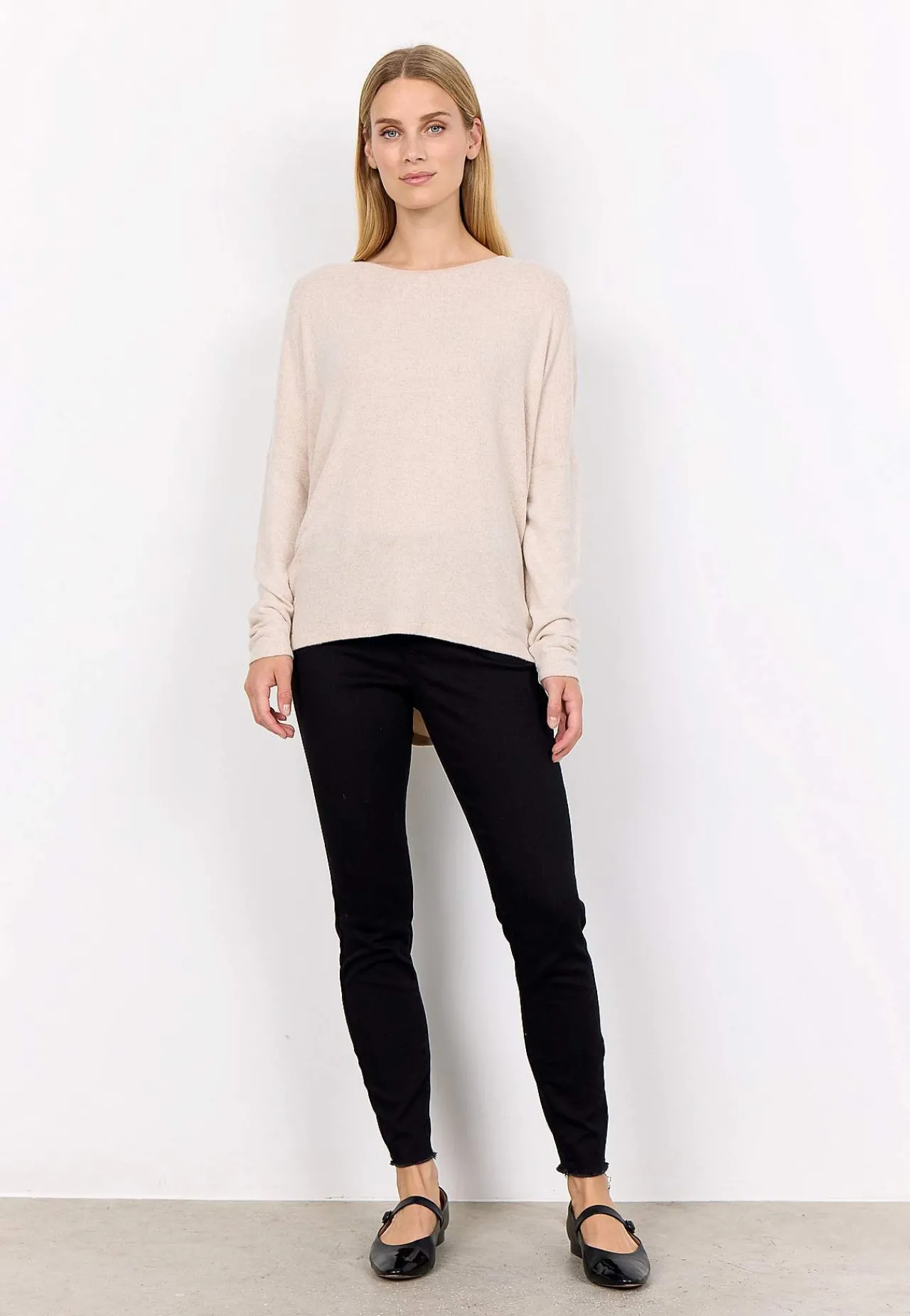 Best Supermjuk, melerad trikåtopp Tröjor & Cardigans|Toppar & T-Shirts