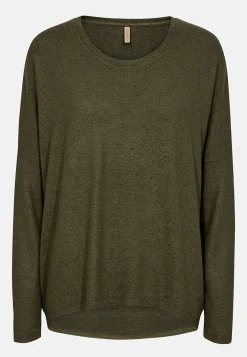 Best Supermjuk, melerad trikåtopp Tröjor & Cardigans|Toppar & T-Shirts