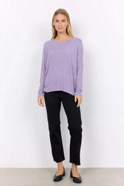 Best Supermjuk, melerad trikåtopp Tröjor & Cardigans|Toppar & T-Shirts