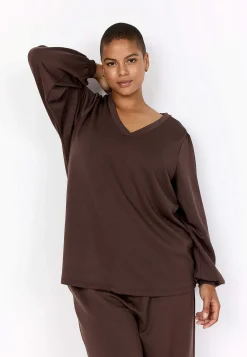 Outlet Supermjuk trikåtopp Tröjor & Cardigans|Plus Size