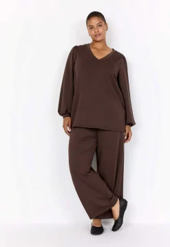 Outlet Supermjuk trikåtopp Tröjor & Cardigans|Plus Size