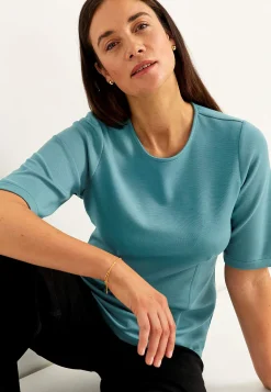 Supermjuk trikåtopp Toppar & T-Shirts|Plus Size