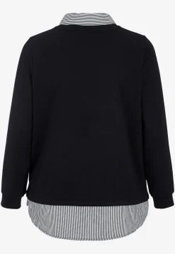 Discount Supermjuk trikåtopp med fastsydd skjortkrage Tröjor & Cardigans|Toppar & T-Shirts