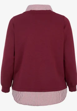 Supermjuk trikåtopp med fastsydd skjortkrage Tröjor & Cardigans|Toppar & T-Shirts