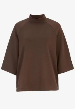 Hot Supermjuk trikåtopp med halvpolo Tröjor & Cardigans