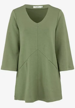 Outlet Supermjuk trikåtunika med fickor Tunikor|Plus Size
