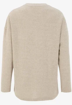 Clearance Supermjuk tröja med dekorativ mittsöm Beata Tröjor & Cardigans|Stickat
