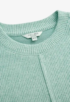 Best Supermjuk tröja med dekorativ mittsöm Beata Tröjor & Cardigans|Stickat