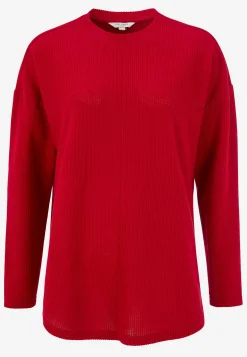Clearance Supermjuk tröja med dekorativ mittsöm Beata Tröjor & Cardigans|Stickat