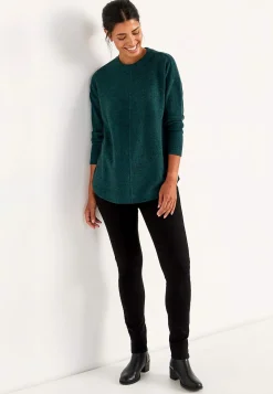 Clearance Supermjuk tröja med dekorativ mittsöm Beata Tröjor & Cardigans|Stickat