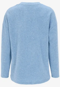 Clearance Supermjuk tröja med dekorativ mittsöm Beata Tröjor & Cardigans|Stickat