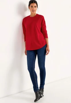 Sale Supermjuk tröja med dekorativ mittsöm Beata Tröjor & Cardigans|Stickat