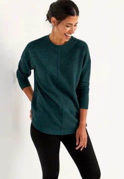 Sale Supermjuk tröja med dekorativ mittsöm Beata Tröjor & Cardigans|Stickat