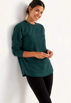 Sale Supermjuk tröja med dekorativ mittsöm Beata Tröjor & Cardigans|Stickat