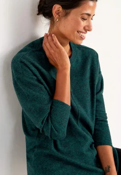 Sale Supermjuk tröja med dekorativ mittsöm Beata Tröjor & Cardigans|Stickat
